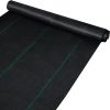 VEVOR 6.5FTx330FT Premium Weed Barrier Fabric Heavy Duty 3.2OZ, Woven Weed Control Fabric, High Permeability Good for Flower Bed, Geotextile Fabric fo