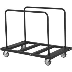 VEVOR Drywall Cart, 1800 LBS Panel Dolly Cart with 45.28" x 29.13" Deck and 5" Swivel Wheels, Heavy-Duty Drywall Sheet Cart, Handling Wall Panel, Shee