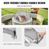 VEVOR Firepit Spark Screen Lid, 40" Diameter, Outdoor Firepit Ring Cover Round Accessories, Fire Pit Metal Cover, Easy-Opening Stainless Steel Fire Ri
