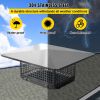 VEVOR Chimney Cap, 17" x 29" Flue Caps, 304 Stainless Steel Fireplace Chimney Cover, Adjustable Metal Spark Arrestor with Bolts Screws, Mesh Chimney F