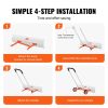 VEVOR Snow Shovel with Wheels, 37 inch Snow Shovel for Driveway, ABS Snow Shovel Pusher for Snow Removal, Heavy Duty Shovel Pusher with Wide Blade and