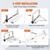 VEVOR Snow Roof Rake, 30ft Reach Aluminium Roof Shovel with Slide Cloth, Premium 19" Blade Snow Removal Tool, Safe on Roof with Roll Wheels, Anti-Slip