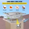 VEVOR Chimney Cap, 17" x 29" Flue Caps, 304 Stainless Steel Fireplace Chimney Cover, Adjustable Metal Spark Arrestor with Bolts Screws, Mesh Chimney F