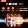 VEVOR Bluetooth App Control Diesel Air Heater, 12V 5KW Diesel Heater with Automatic Altitude Adjustment, Remote Control and LCD, Diesel Parking Heater