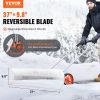 VEVOR Snow Shovel with Wheels, 37 inch Snow Shovel for Driveway, ABS Snow Shovel Pusher for Snow Removal, Heavy Duty Shovel Pusher with Wide Blade and