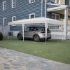 10'x20' Pop Up Canopy Tent with 6 Sidewalls, Ez Pop Up Outdoor Canopy for Parties, Waterproof Commercial Tent with 3 Adjustable Heights, Carry Bag, 6