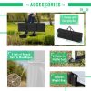10'x20' Pop Up Canopy Tent with 6 Sidewalls, Ez Pop Up Outdoor Canopy for Parties, Waterproof Commercial Tent with 3 Adjustable Heights, Carry Bag, 6