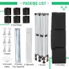 10'x20' Pop Up Canopy Tent with 6 Sidewalls, Ez Pop Up Outdoor Canopy for Parties, Waterproof Commercial Tent with 3 Adjustable Heights, Carry Bag, 6