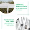 10'x20' Pop Up Canopy Tent with 6 Sidewalls, Ez Pop Up Outdoor Canopy for Parties, Waterproof Commercial Tent with 3 Adjustable Heights, Carry Bag, 6